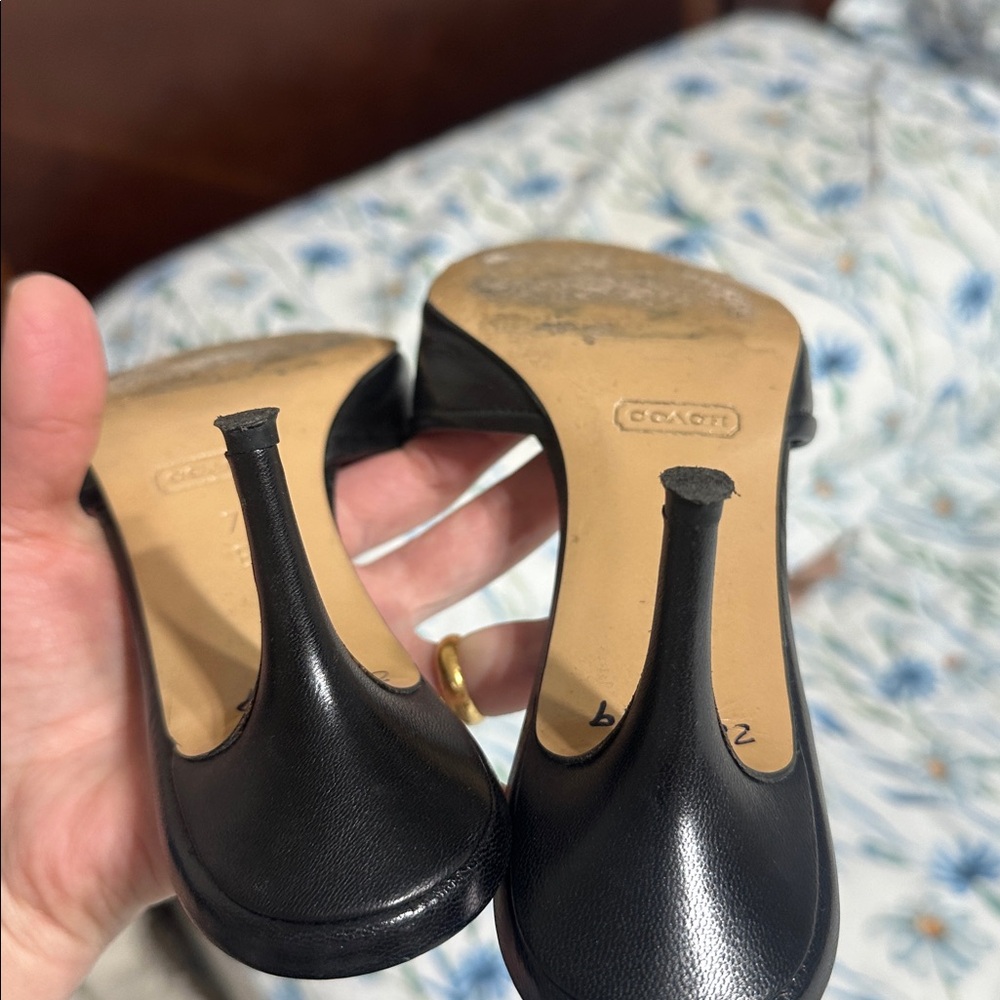 Coach leather sandals - Picture 6 of 7